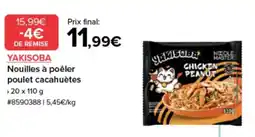 Costco YAKISOBA Nouilles à poêler poulet cacahuètes offre