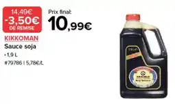 Costco KIKKOMAN Sauce soja offre