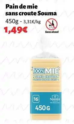 Hmarket Pain de mie sans croute offre