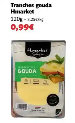Hmarket Burger - tranches gouda offre