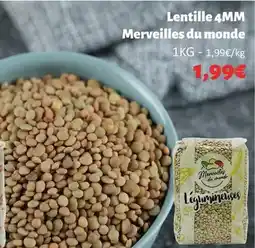 Hmarket Merveilles du monde - lentille offre