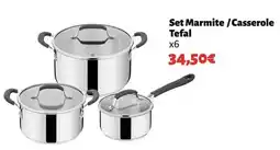 Hmarket Tefal - set marmite / casserole offre