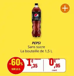Coccinelle Supermarché Pepsi - sans sucre offre