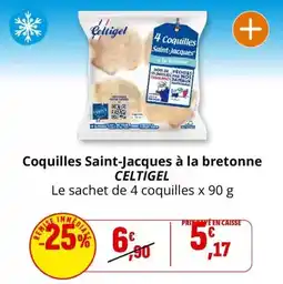 Coccinelle Supermarché Celtigel - coquilles saint-jacques à la bretonne offre