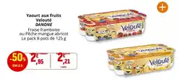 Coccinelle Supermarché Danone - yaourt aux fruits velouté offre