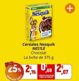 Coccinelle Supermarché Nestlé - céréales nesquik offre