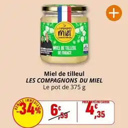 Coccinelle Supermarché Les compagnons du miel - miel de tilleul offre