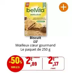 Coccinelle Supermarché Lu - biscuit offre