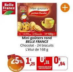 Coccinelle Supermarché Belle france - mini goûters rond offre