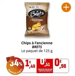 Coccinelle Supermarché Brets - chips à l'ancienne offre