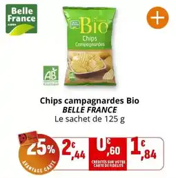 Coccinelle Supermarché Belle france - chips campagnardes bio offre