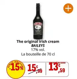 Coccinelle Supermarché Baileys - the original irish cream offre