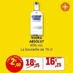 Coccinelle Supermarché Absolut - vodka offre