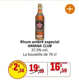 Coccinelle Supermarché Havana club - rhum ambre especial offre