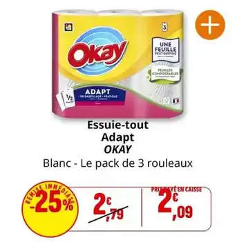 Coccinelle Supermarché Okay - essuie-tout adapt offre