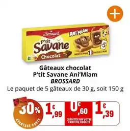 Coccinelle Express Brossard - gâteaux chocolat p'tit savane ani'miam offre