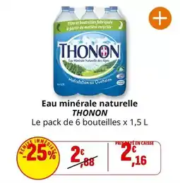 Coccinelle Express Thonon - eau minerale naturelle offre