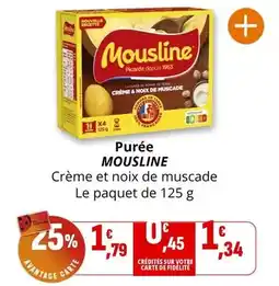 Coccinelle Express Mousline - purée offre