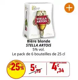 Coccinelle Express Stella artois - bière blonde offre