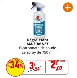 Coccinelle Express Maison net - dégraissant offre