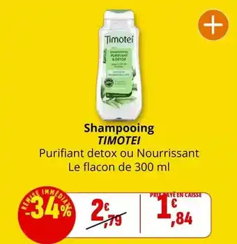 Coccinelle Express Timotei - shampooing offre