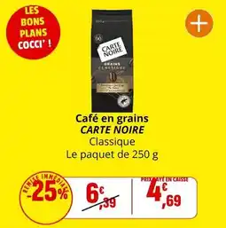 Coccimarket Carte noire - café en grains offre