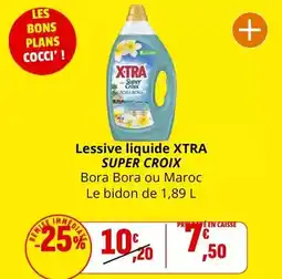 Coccimarket Super croix - lessive liquide xtra offre