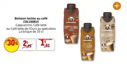 Coccimarket Columbus - boisson lactée au café offre
