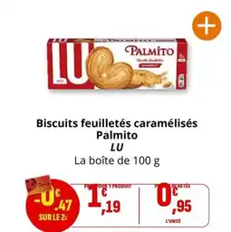 Coccimarket U - biscuits feuilletés caramélisés offre