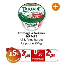 Coccimarket Tartare - fromage à tartiner offre