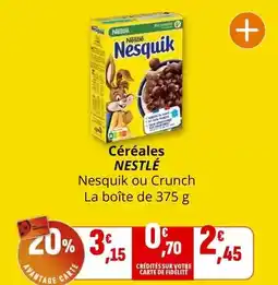 Coccimarket Nestlé - céréales nesquik offre