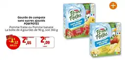 Coccimarket Pom'potes - gourde de compote sans sucres ajoutés offre