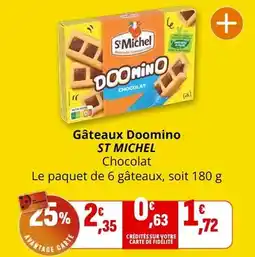Coccimarket St michel - gâteaux doomino offre