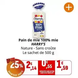 Coccimarket Harry's - pain de mie 100% mie offre