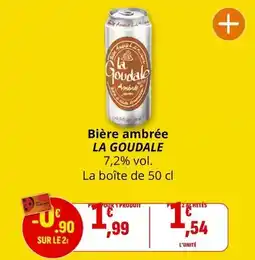 Coccimarket La goudale - bière ambrée offre