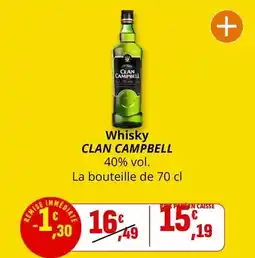 Coccimarket Clan campbell - whisky offre
