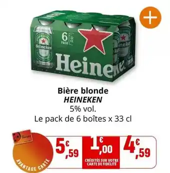 Coccimarket Heineken - bière blonde offre