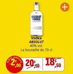 Coccimarket Absolut - vodka offre