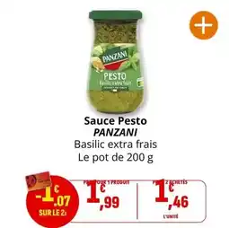 Coccimarket Panzani - sauce pesto offre
