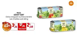 Coccimarket Francaise - mais geant vert offre
