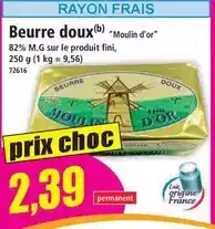 Norma Moulin d'or - beurre doux offre