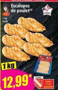 Norma Siebert - escalopes de poulet offre