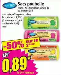 Norma Sacs poubelle offre