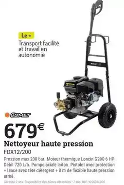 Espace emeraude Comet - nettoyeur haute pression offre