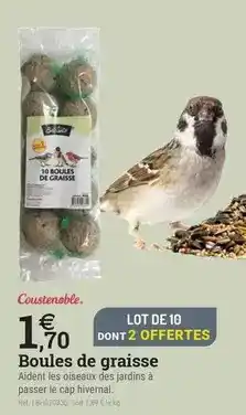 Espace emeraude Cap - boules de graisse offre