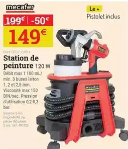 Espace emeraude Mecafer - station de peinture offre