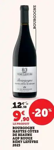 Maximarché Bourgogne hautes cuvées aop rouge rémy leffevre 2023 offre