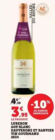 Maximarché Lup blanc aop blanc offre