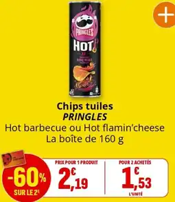 Coccinelle Supermarché Chips tuiles PRINGLES offre