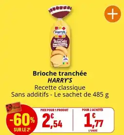 Coccinelle Supermarché Brioche tranchée HARRY'S offre